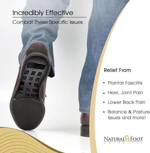 Natural Foot Orthotics Slim Insoles | Podiatrist-Designed Arch Support for Flat Arches thumbnail 4