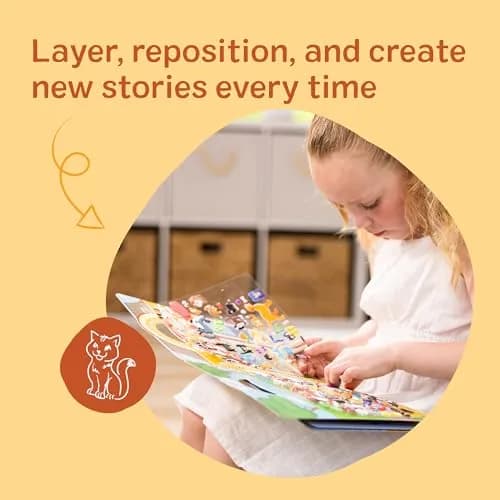 Melissa & Doug Pet Place Puffy Sticker Activity Book | Reusable Stickers & 10 Scenes thumbnail 5
