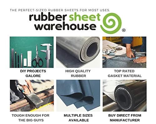 Rubber Sheet Warehouse Neoprene Rubber Sheet 1/32" (.032") Thick 18" x 36" | Strong & Flexible thumbnail 2