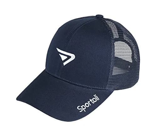 Sportoli Kids & Adult Cotton Blend & Mesh Snapback Baseball Cap Navy | Adjustable Fit thumbnail 3