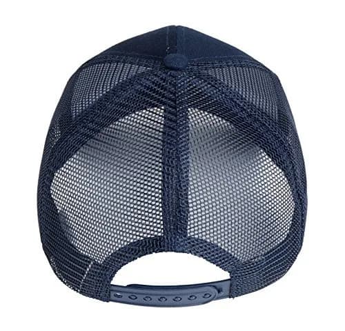 Sportoli Kids & Adult Cotton Blend & Mesh Snapback Baseball Cap Navy | Adjustable Fit thumbnail 5