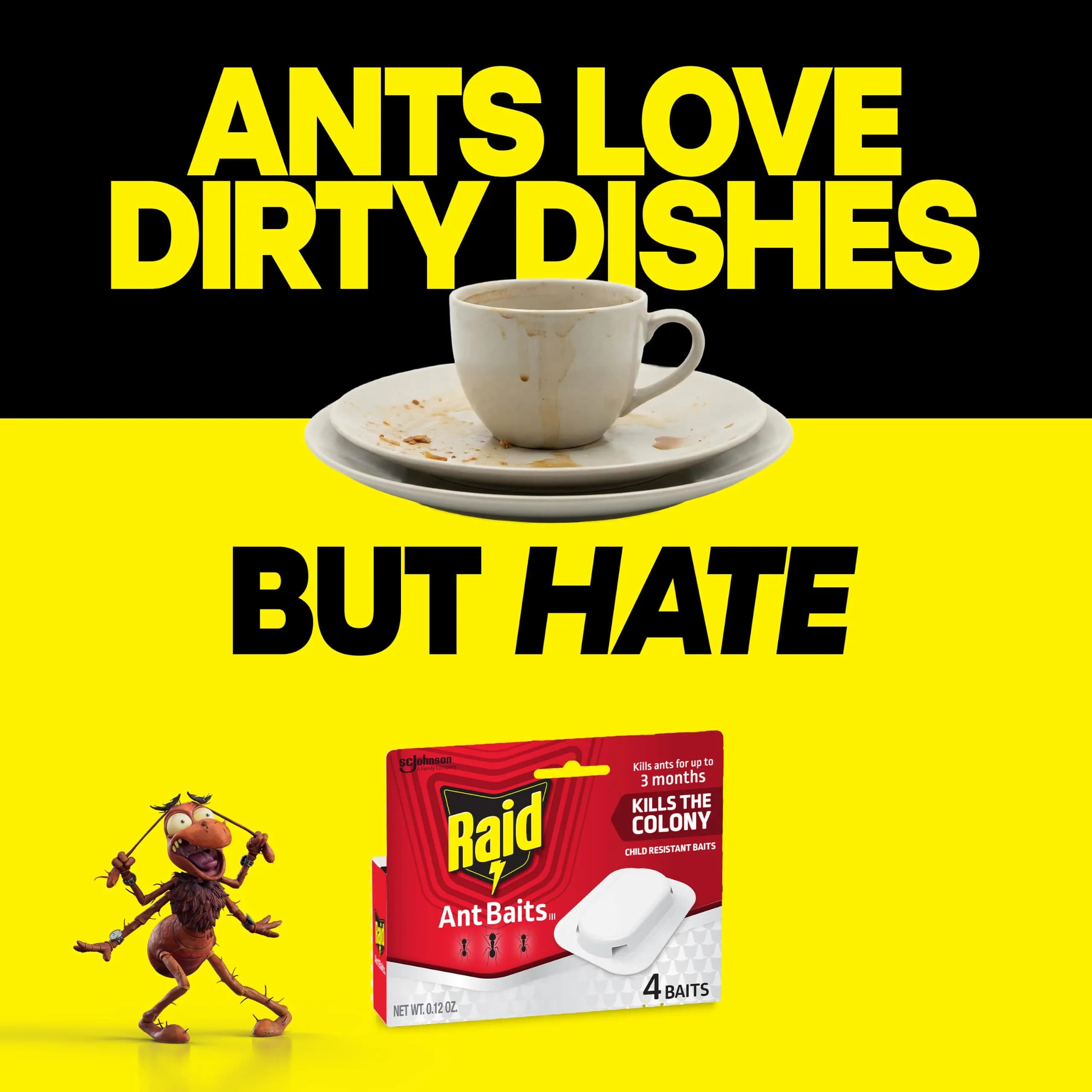 Raid Ant Killer Baits 4 Count | Kills Colony & Ants for 3 Months - view 5