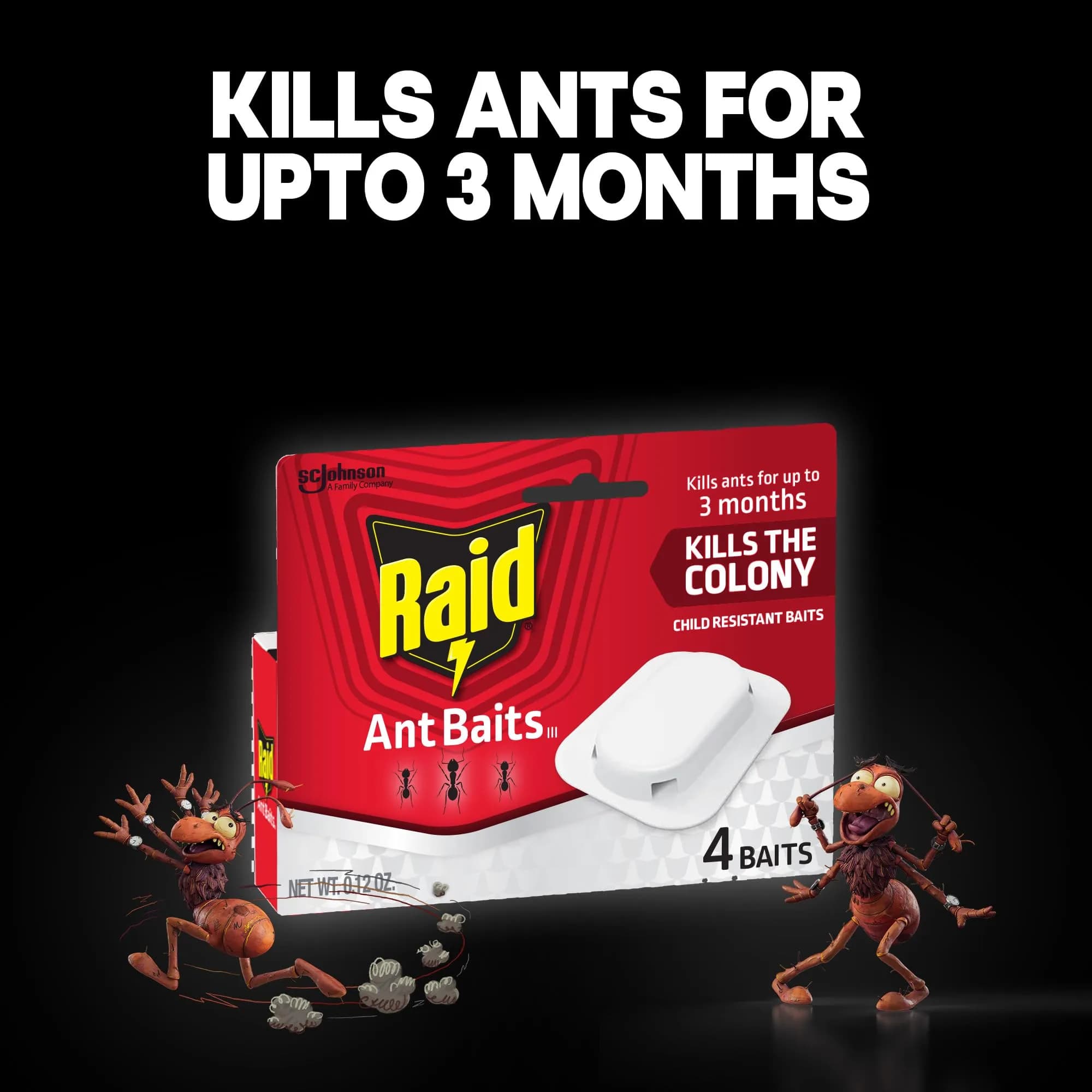 Raid Ant Killer Baits 4 Count | Kills Colony & Ants for 3 Months - view 6