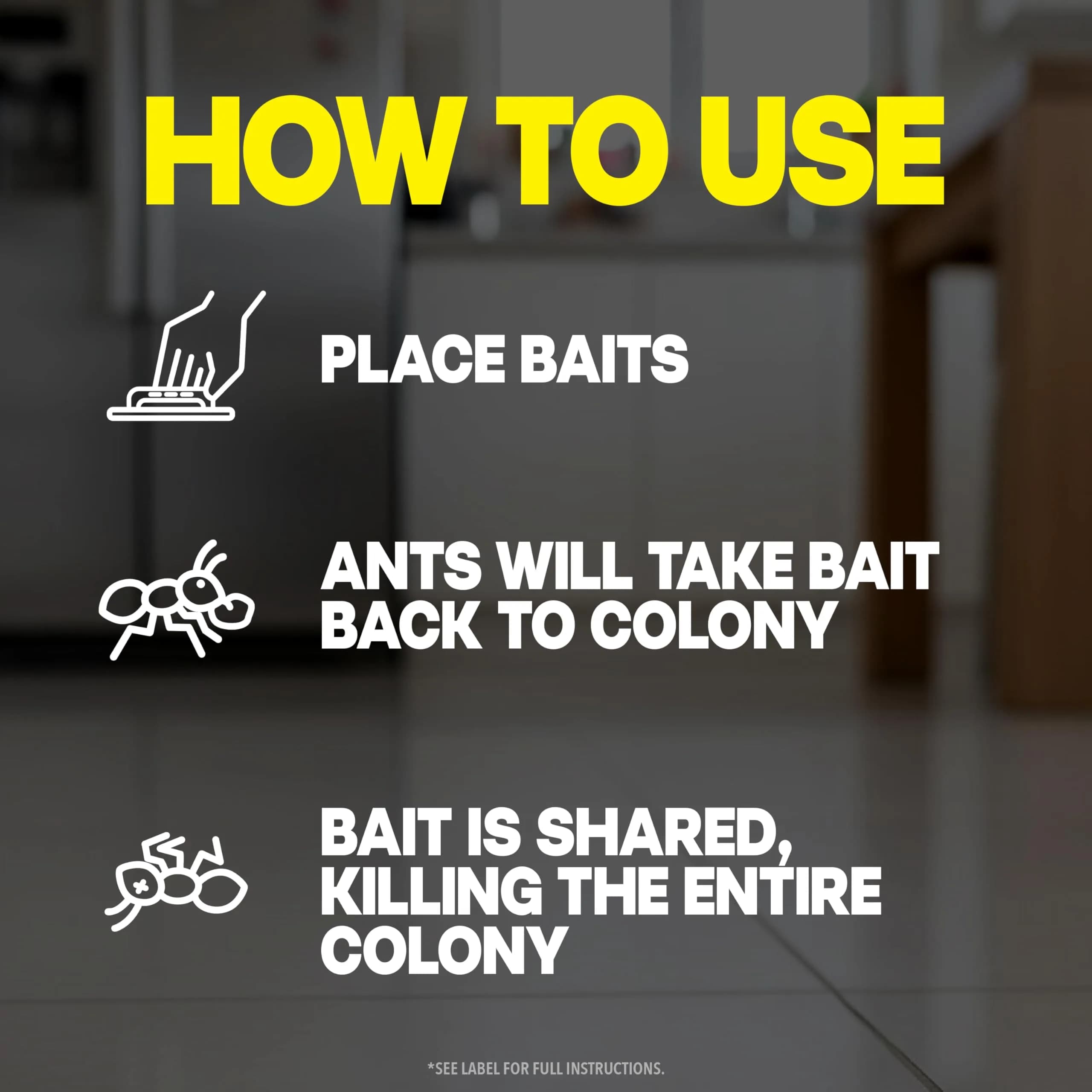 Raid Ant Killer Baits 4 Count | Kills Colony & Ants for 3 Months - view 7