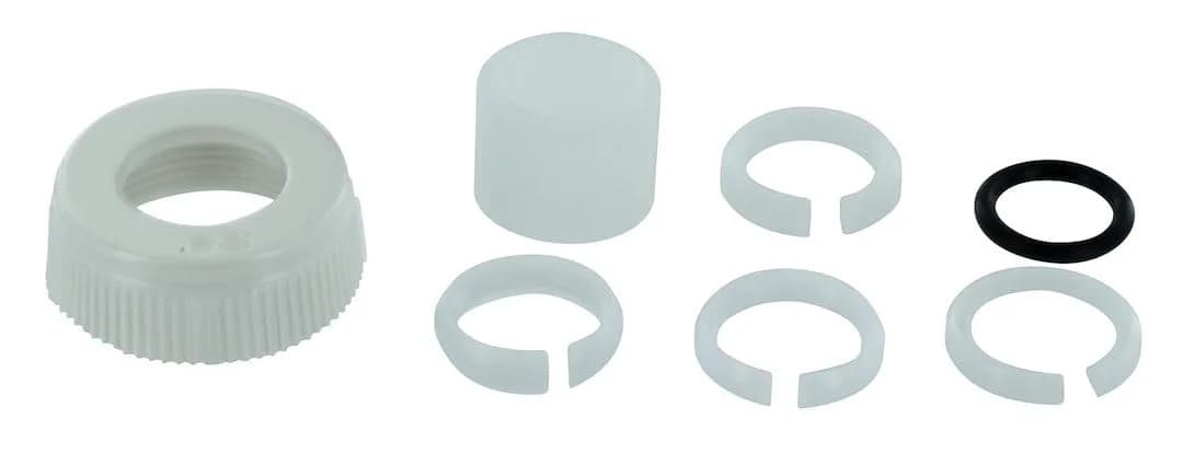 Valterra Spout Nut Kit, White, 1 Pack | Swiss Quality RV Toilet Spare Part