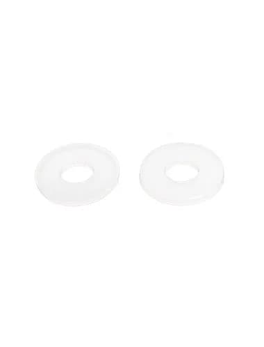 uxcell Nylon Flat Washers 10mm OD 4mm ID 1mm Thickness | Water Hose & Faucet Seal thumbnail 2