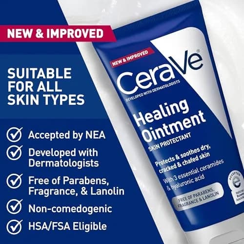 CeraVe Healing Ointment 5oz | Skin Protectant for Dry & Eczema-Prone Skin thumbnail 3