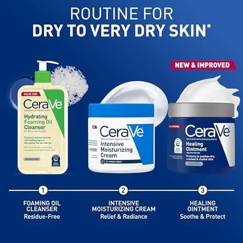 CeraVe Healing Ointment 12oz | Skin Protectant for Dry & Eczema-Prone Skin thumbnail 8