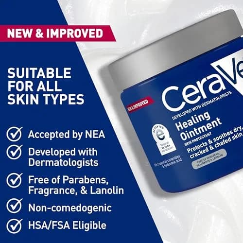 CeraVe Healing Ointment 12oz | Skin Protectant for Dry & Eczema-Prone Skin thumbnail 3