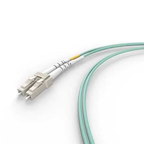FCD LC-ST OM4 Fiber Patch Cable - 0.5M | 10Gb Duplex Multimode, 50/125µm, LC-ST Connectors thumbnail 2