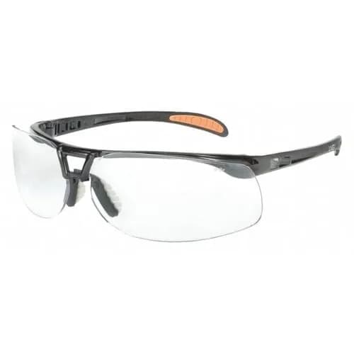 Honeywell Uvex Protégé Safety Glasses Metallic Black Frame Clear Lens HydroShield Anti-Fog Coating | 27.5g (0.97oz) thumbnail 1