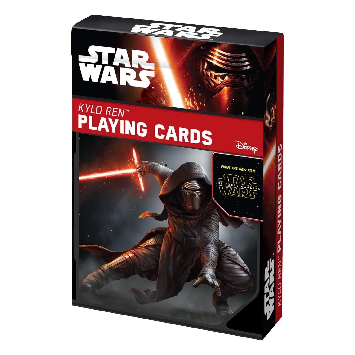 Cartamundi Star Wars Kylo Ren Playing Cards | 55 Poker Cards, Star Wars Edition, Multi Color, Paper | Unisex