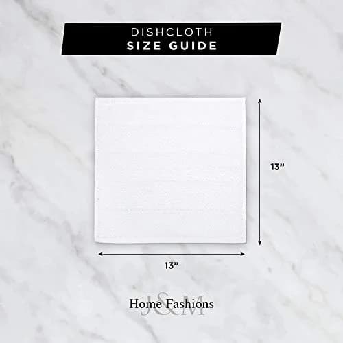 DII Waffle Weave Kitchen Collection Dishcloth Set 13x13" (33x33 cm) | Absorbent & Quick-Dry Cotton thumbnail 6