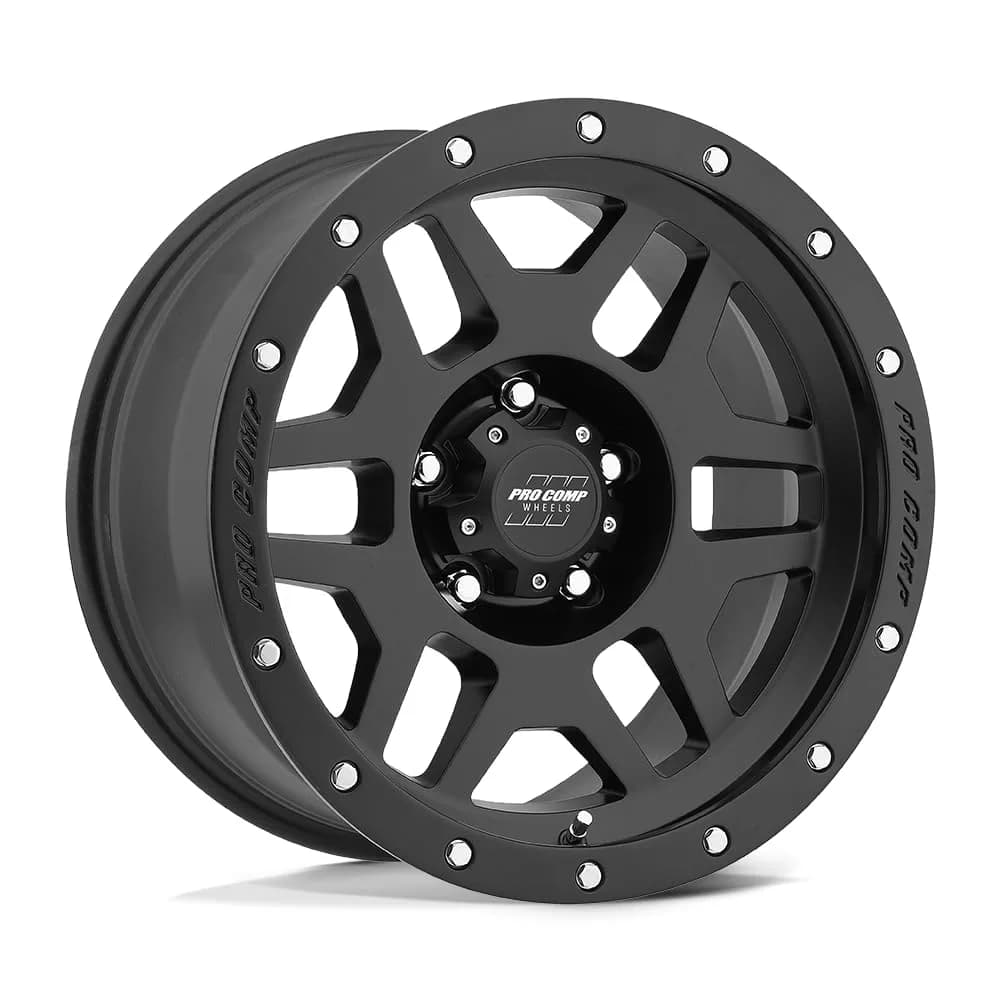 PRO COMP PHASER 18X9 5X150 5.47 12mm Satin Black Wheel | High-Strength Alloy for Trucks & SUVs