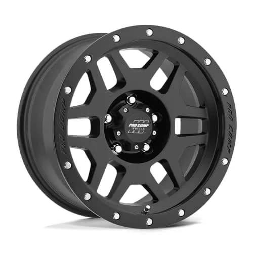 PRO COMP PHASER 18X9 5X150 5.47 12mm Satin Black Wheel | High-Strength Alloy for Trucks & SUVs thumbnail 1