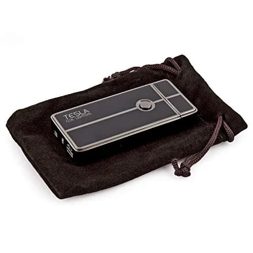 Tesla Coil Lighters USB Rechargeable Windproof Arc Lighter, Gun Metal | 7.6 cm (3") Lighter thumbnail 4