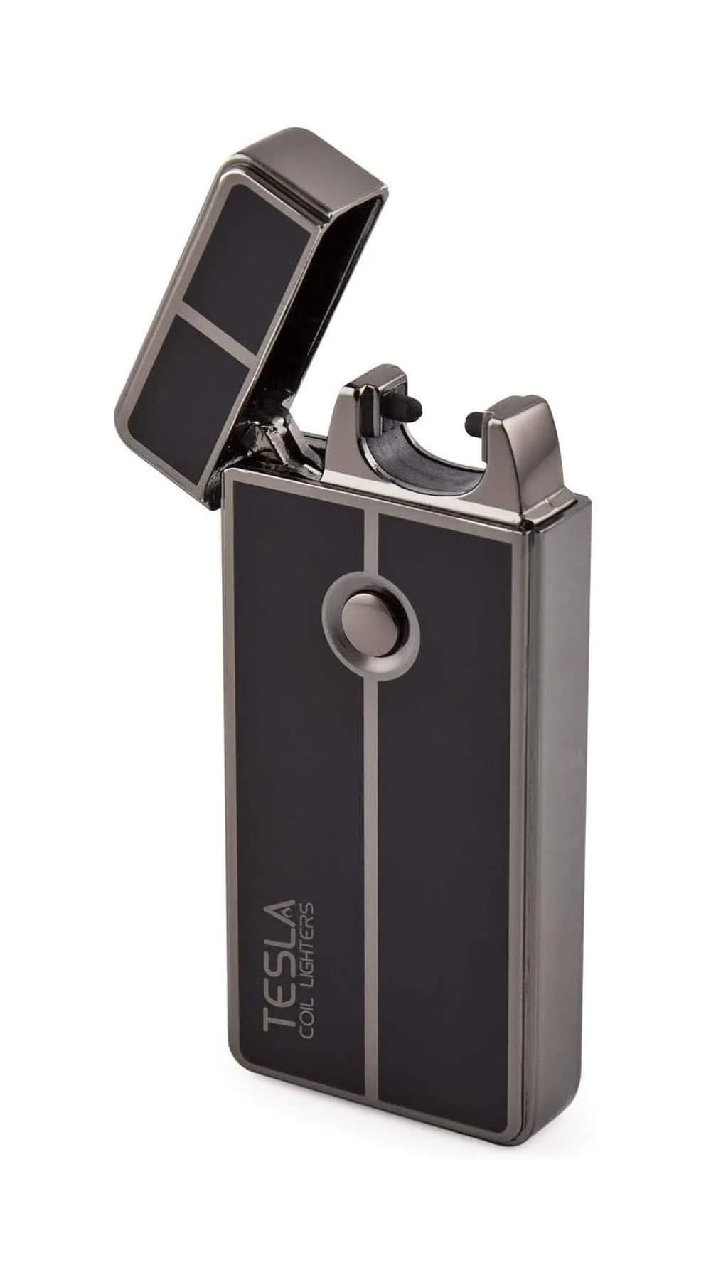 Tesla Coil Lighters USB Rechargeable Windproof Arc Lighter, Gun Metal | 7.6 cm (3") Lighter - view 5