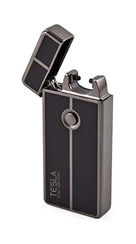 Tesla Coil Lighters USB Rechargeable Windproof Arc Lighter, Gun Metal | 7.6 cm (3") Lighter thumbnail 5