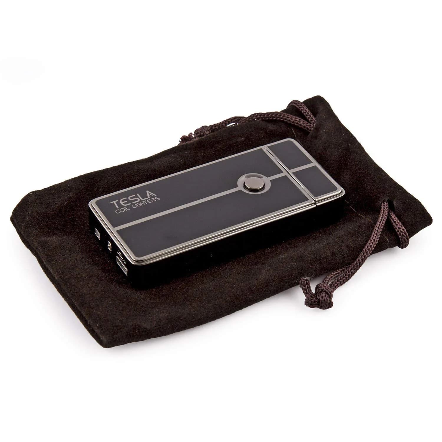 Tesla Coil Lighters USB Rechargeable Windproof Arc Lighter, Gun Metal | 7.6 cm (3") Lighter - view 4