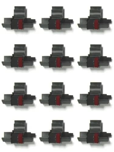 Compumatic Calculator Ink Roller Black/Red 12-Pack | Replaces IR40T CP13 EA772R thumbnail 1