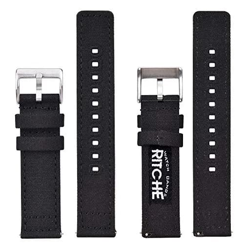 Ritche Canvas Watch Band 18mm | Quick Release, Vintage Style, Suitable for Men & Women thumbnail 5