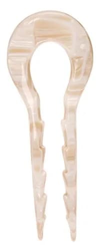 France Luxe Notched Chignon Pin Alba | Handcrafted in France for Secure Hold thumbnail 1