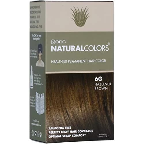 ONC NATURALCOLORS Hazelnut Brown 4 fl. oz. | Heat Activated Organic Hair Dye, 100% Gray Coverage thumbnail 1