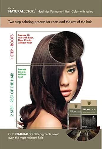 ONC NATURALCOLORS Hazelnut Brown 4 fl. oz. | Heat Activated Organic Hair Dye, 100% Gray Coverage thumbnail 6
