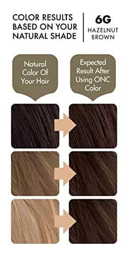 ONC NATURALCOLORS Hazelnut Brown 4 fl. oz. | Heat Activated Organic Hair Dye, 100% Gray Coverage thumbnail 3