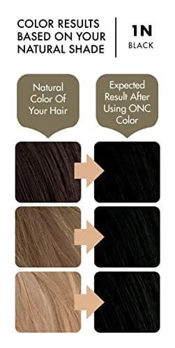 ONC NATURALCOLORS 1N Black Hair Dye 120mL | Organic, Ammonia-Free, Gray Coverage thumbnail 3