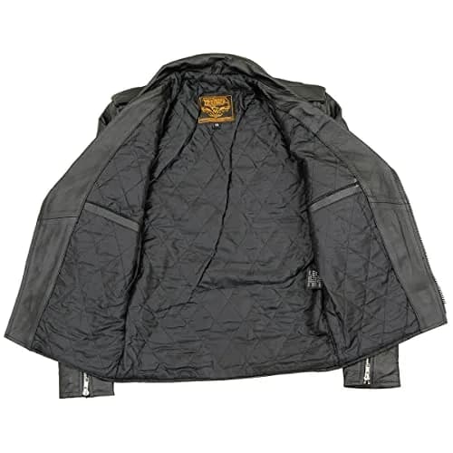 Milwaukee Leather Boys' Motorcycle Jacket Size 34 | Classic Black Leather Youth Riding Gear thumbnail 4