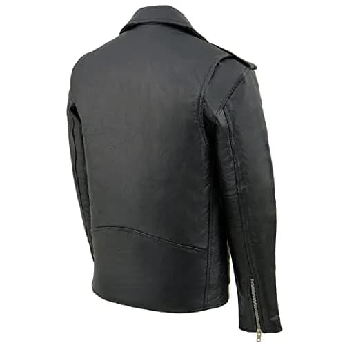 Milwaukee Leather Boys' Motorcycle Jacket Size 34 | Classic Black Leather Youth Riding Gear thumbnail 7