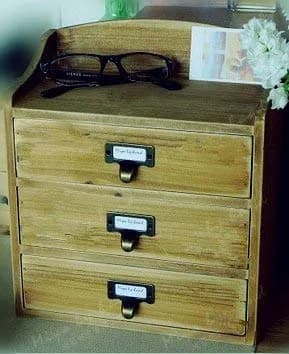 WEICHUAN Antique Bronze Card Catalog Drawer Pulls with Label Holder (30 Pack, 2.7cm x 4.8cm) thumbnail 6