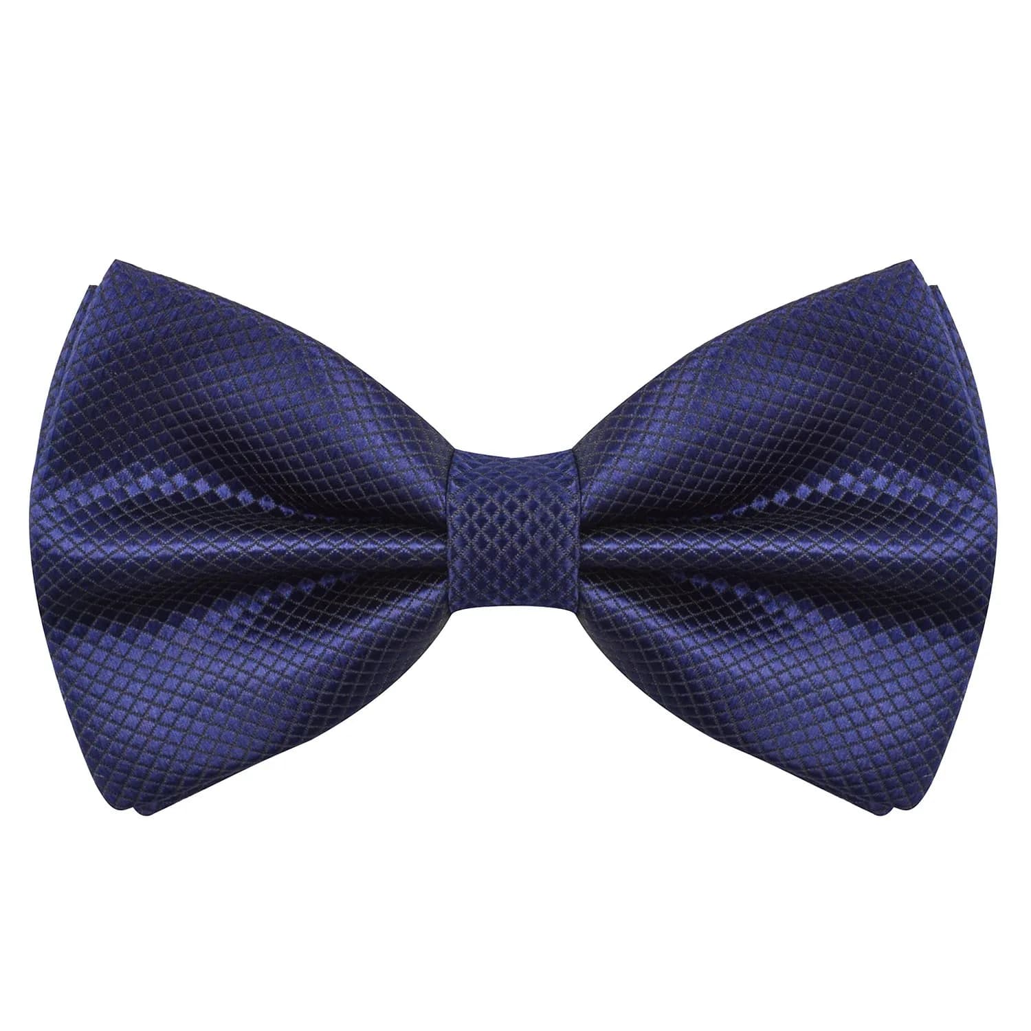 Alizeal Mens Solid Mini Squares Formal Bow Tie 4.72in Wide | Adjustable Polyester Accessory