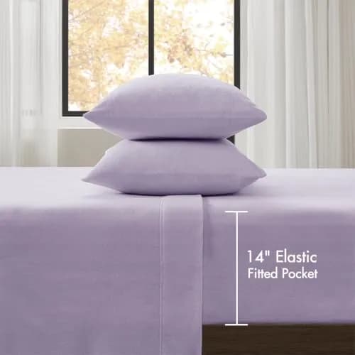 True North by Sleep Philosophy Micro Fleece Sheets Full Size Bed Set 4 Piece | Cozy Warmth & Softness thumbnail 5