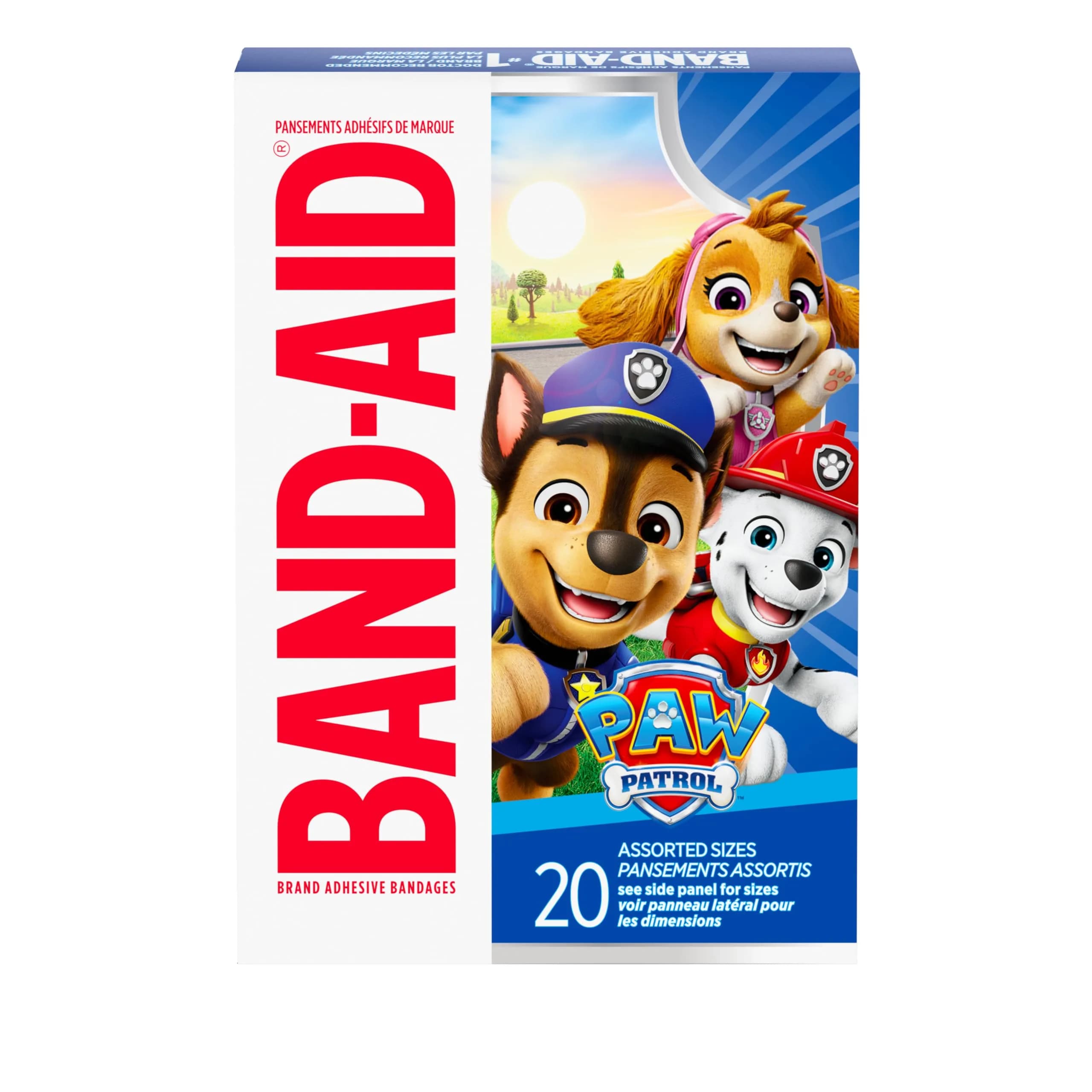 Band-Aid Brand Sterile Flexible Fabric Adhesive Bandages Extra Large 10 Count (Pack of 2) | Comfortable Wound Protection — White