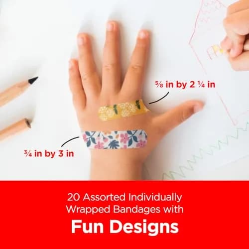 Band-Aid Adhesive Bandages Paw Patrol 20 Ct | Kids' Fun Wound Care Assorted Sizes thumbnail 4