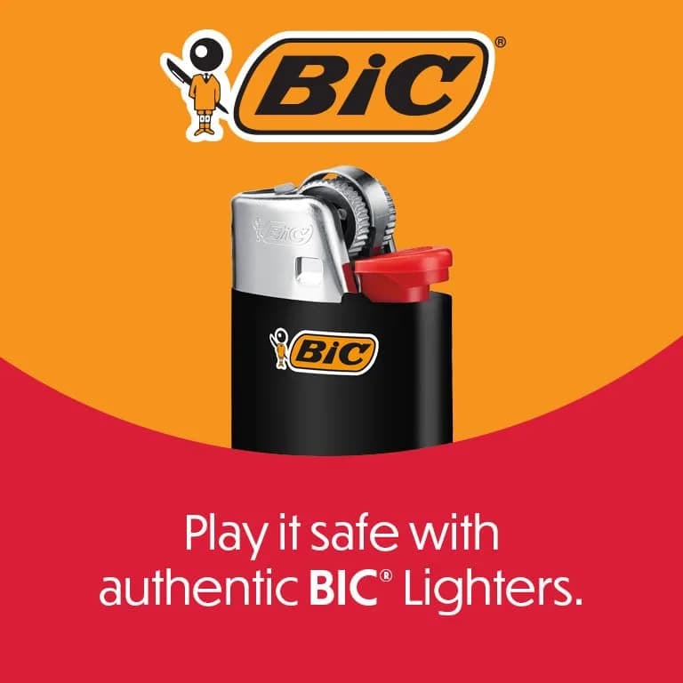 BIC Pocket Lighter Special Edition Favorites Collection Assorted Designs 50 Count | Long-lasting, Child-Resistant, Unique Styles thumbnail 3
