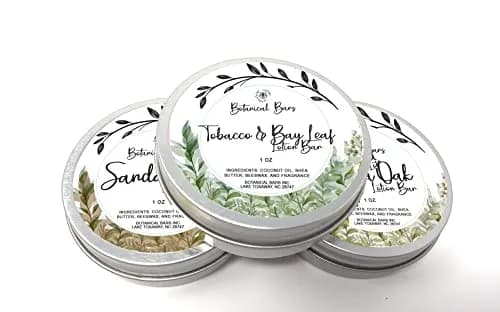 Botanical Bars Men's Lotion Set - 3 1oz Lotion Bars | Nourishing, Pocket-Sized, Gift-Ready thumbnail 2