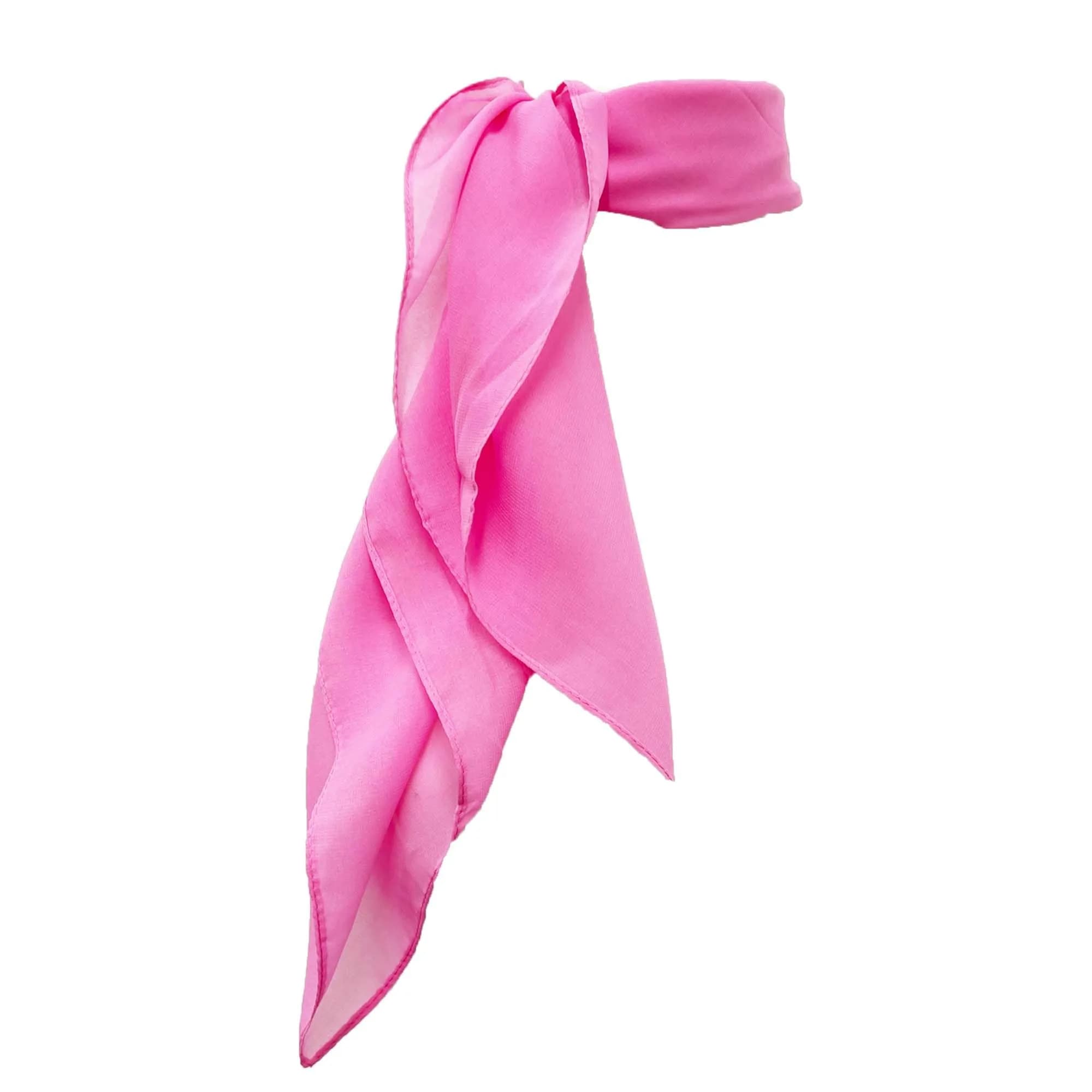 Hip Hop 50's Shop Pink Scarf 23" | Retro 1950s Style Accessory — Hot Pink
