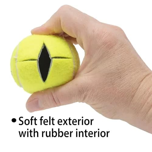 Top Glides Precut Walker Tennis Ball Glides - Yellow - 2 Pairs | Durable Rubber Replacement for Walkers thumbnail 2