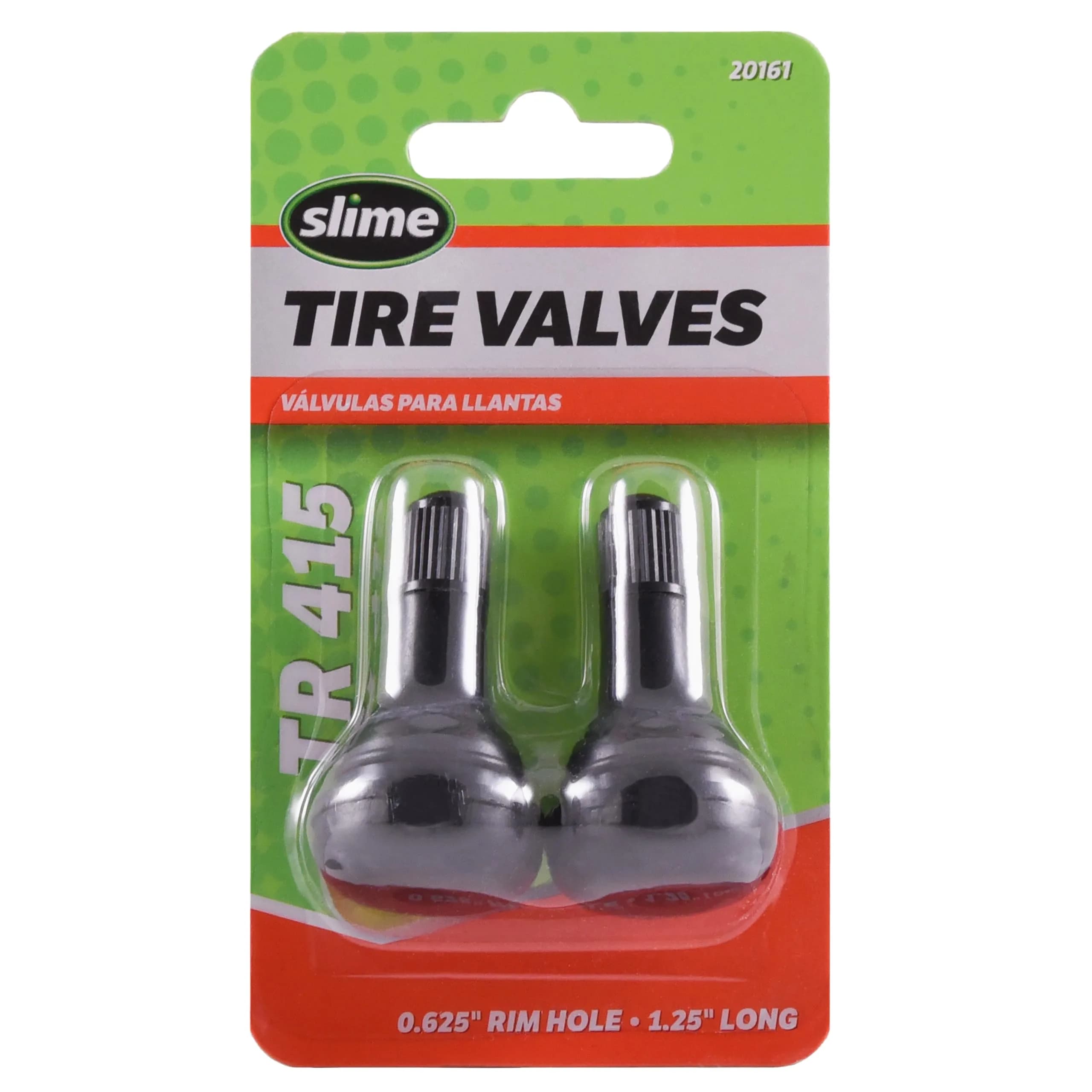Slime Tire Valves Tubeless 1.25" | Pack of 2, TR415, Replace Leaky Valves