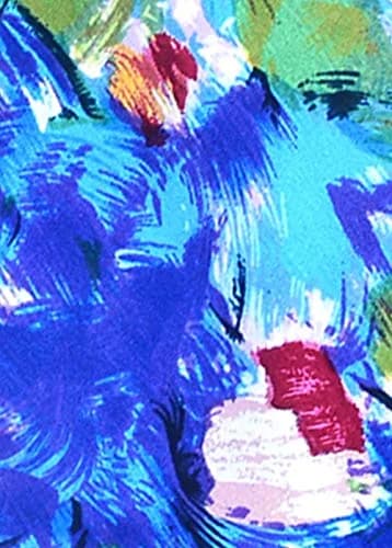 Salutto Women 100% Silk Scarves PaintedLotus Pond Scarf | Floral Artwork on Silk Charmeuse thumbnail 5