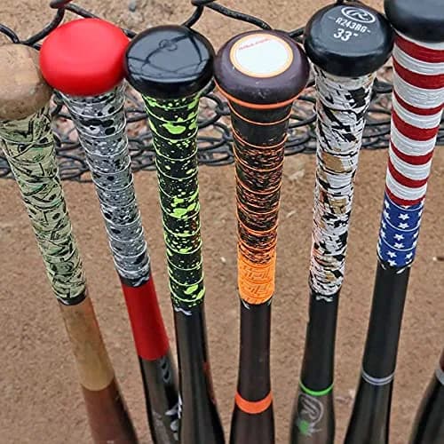 Vulcan 1.75mm Bat Grip for Baseball & Softball | Optic Yellow | 1.75mm (Standard) thumbnail 5