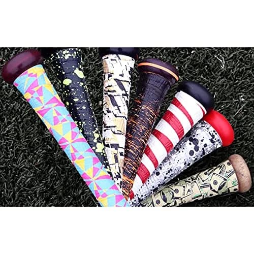 Vulcan 1.75mm Bat Grip for Baseball & Softball | Optic Yellow | 1.75mm (Standard) thumbnail 2
