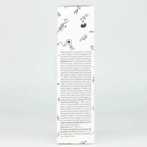 Elizavecca CER-100 Collagen Coating Protein Ion Injection Hair Essence Cream 50ml (1.7 Fl Oz) | Deep Conditioning for Dry, Frizzy Hair thumbnail 4