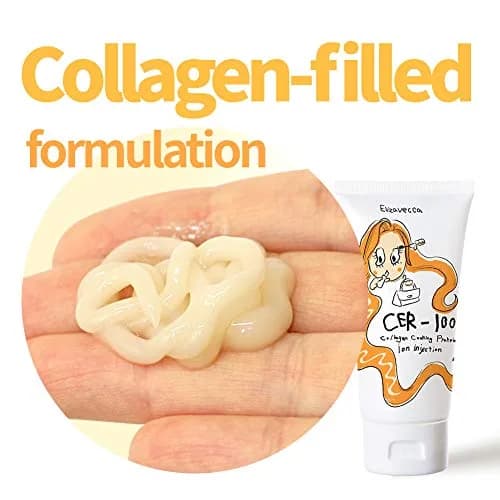 Elizavecca CER-100 Collagen Coating Protein Ion Injection Hair Essence Cream 50ml (1.7 Fl Oz) | Deep Conditioning for Dry, Frizzy Hair thumbnail 6