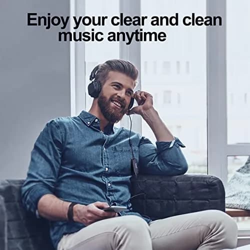 Smof Upgraded Ground Loop Noise Isolator with 3.5mm Cable, Black | Eliminates Buzzing Noise thumbnail 7