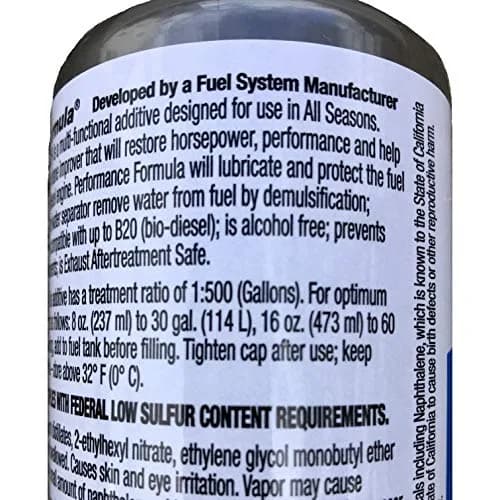 Stanadyne Performance Formula Diesel Fuel Additive - Pack of 4 Pint Bottles | Improves MPG & Engine Cleanliness thumbnail 7
