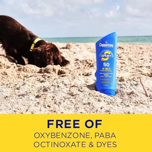 Coppertone Sport SPF 50 Sunscreen Lotion 198ml (7 Fl Oz) | Water Resistant 80 Min thumbnail 8